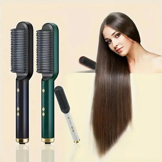 Brosse lissante & Bouclante 2- en-1 Anti-frizz